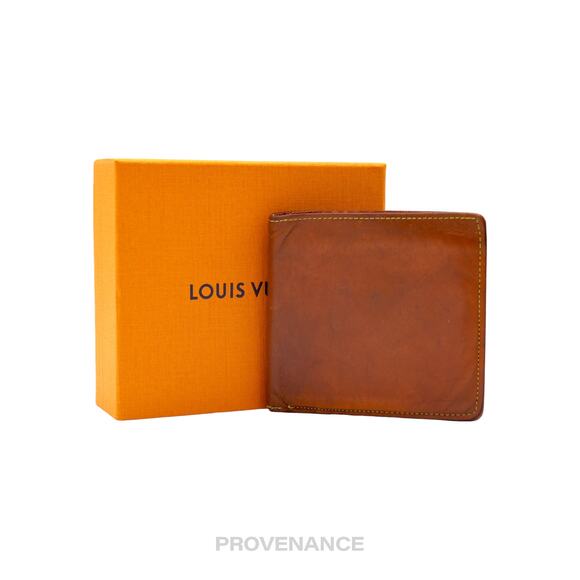 🔴 Louis Vuitton Marco Wallet - Nomade Caramel Leather - Picture 1 of 11
